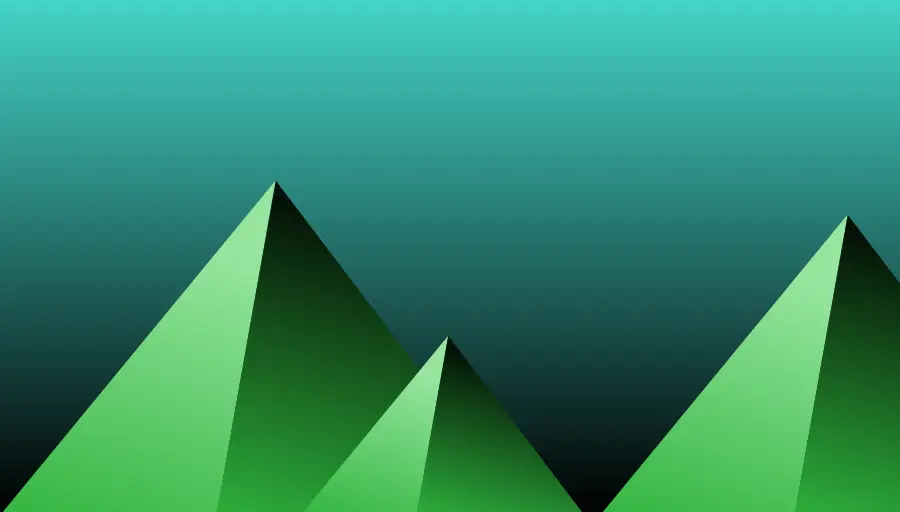 'Mountains' harmoniously blends a serene green and blue landscape with the geometric precision of triangular forms. This nature-inspired design features artistic trees, creating a tranquil backdrop ideal for websites seeking a peaceful, yet visually striking aesthetic. Green and Blue Landscape, Triangular Geometry, Serene Background, Nature-Inspired Design, Artistic Trees