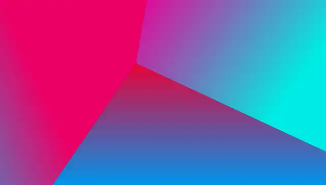 trigradient Abstract geometric shapes form a modern gradient composition, suitable for use as a dynamic background in web design projects or digital artwork, presenting a visually fluid transition between shapes and spaces. 